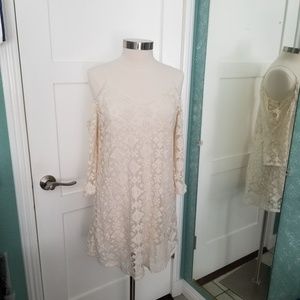 Skies Are Blue Lace Dress ~sz M
